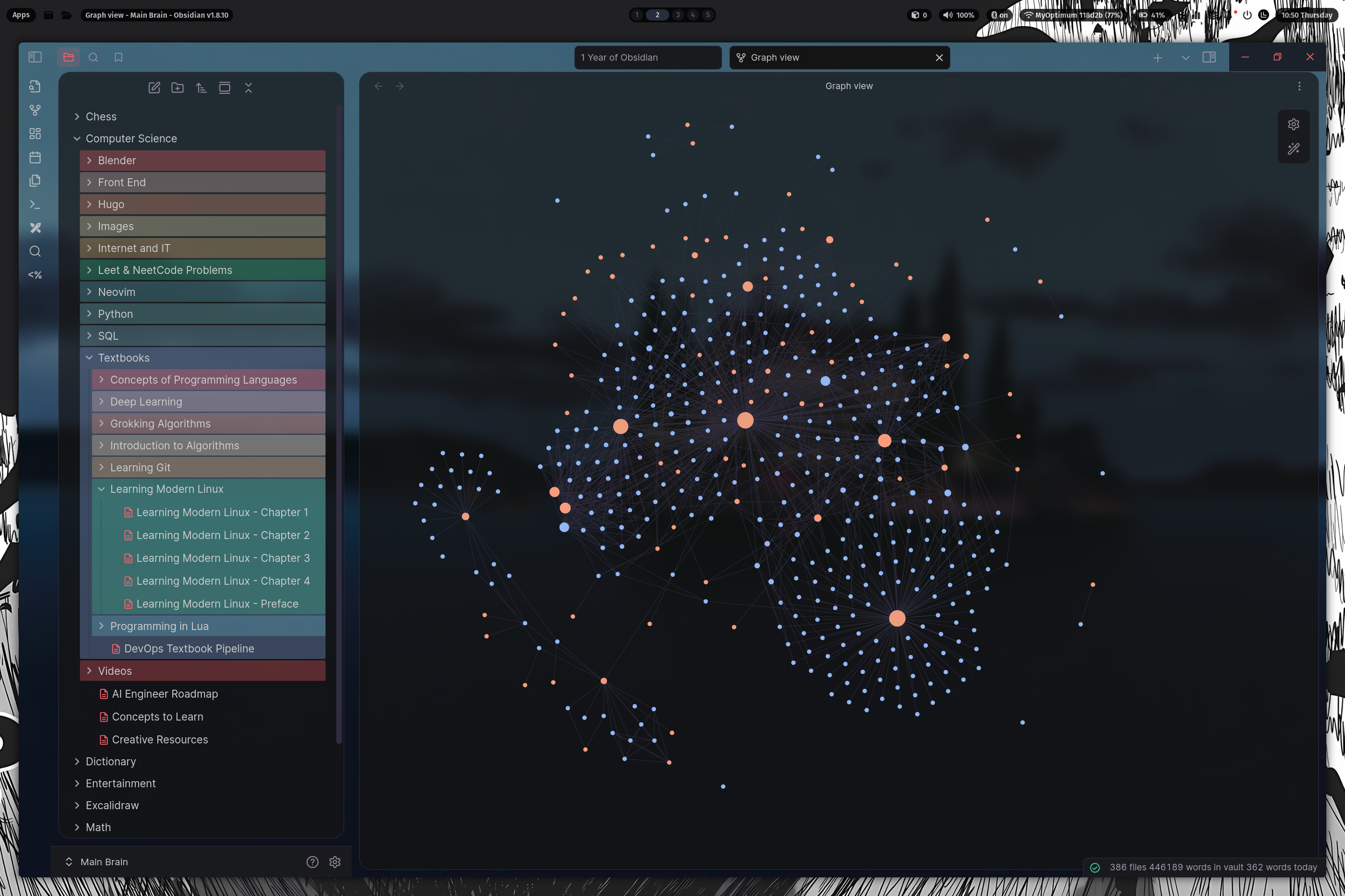 Obsidian screenshot